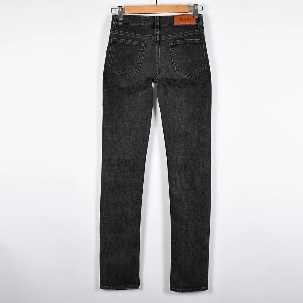 ACNE Skinny Jeans Black Womens‎ 25/32Wash Denim Jeans
